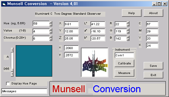rgb to munsell converter